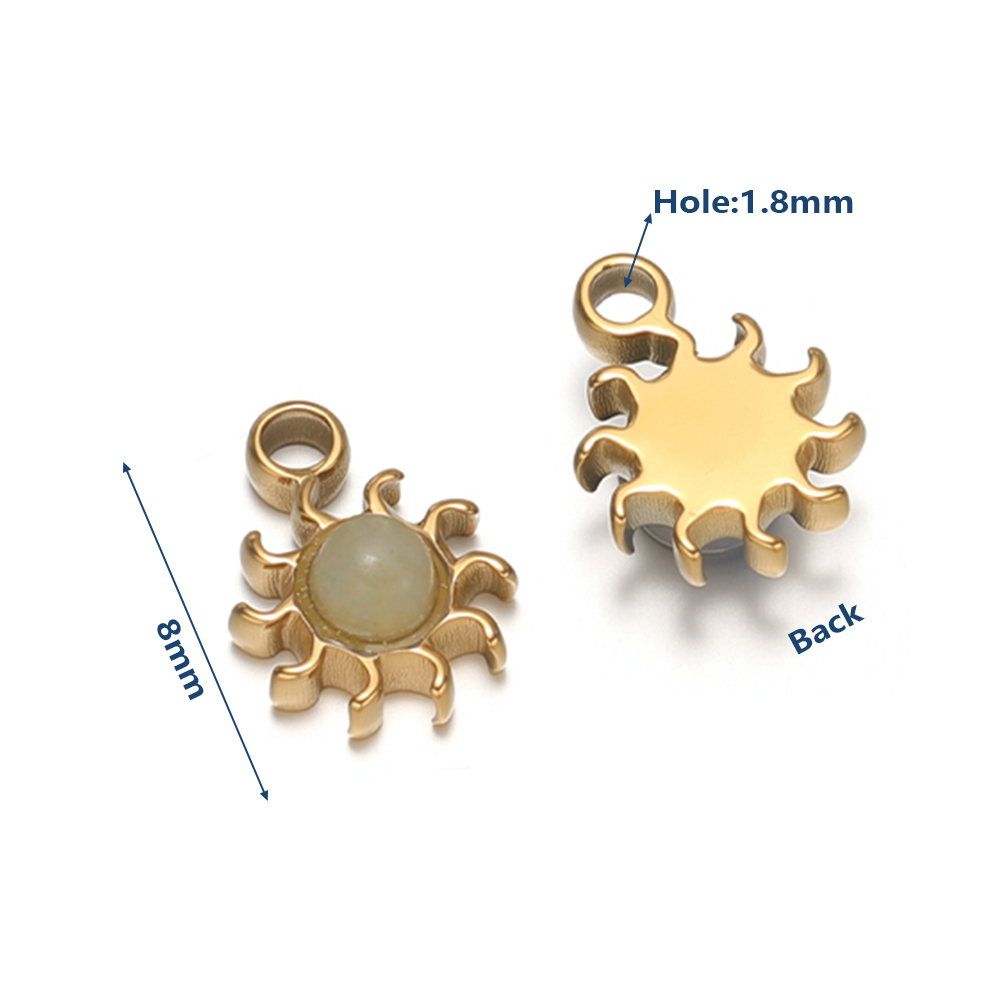 5 Adet Paslanmaz Çelik Güneş Ş - Jewelry Making Gemstones incelemesi ve fiyatı