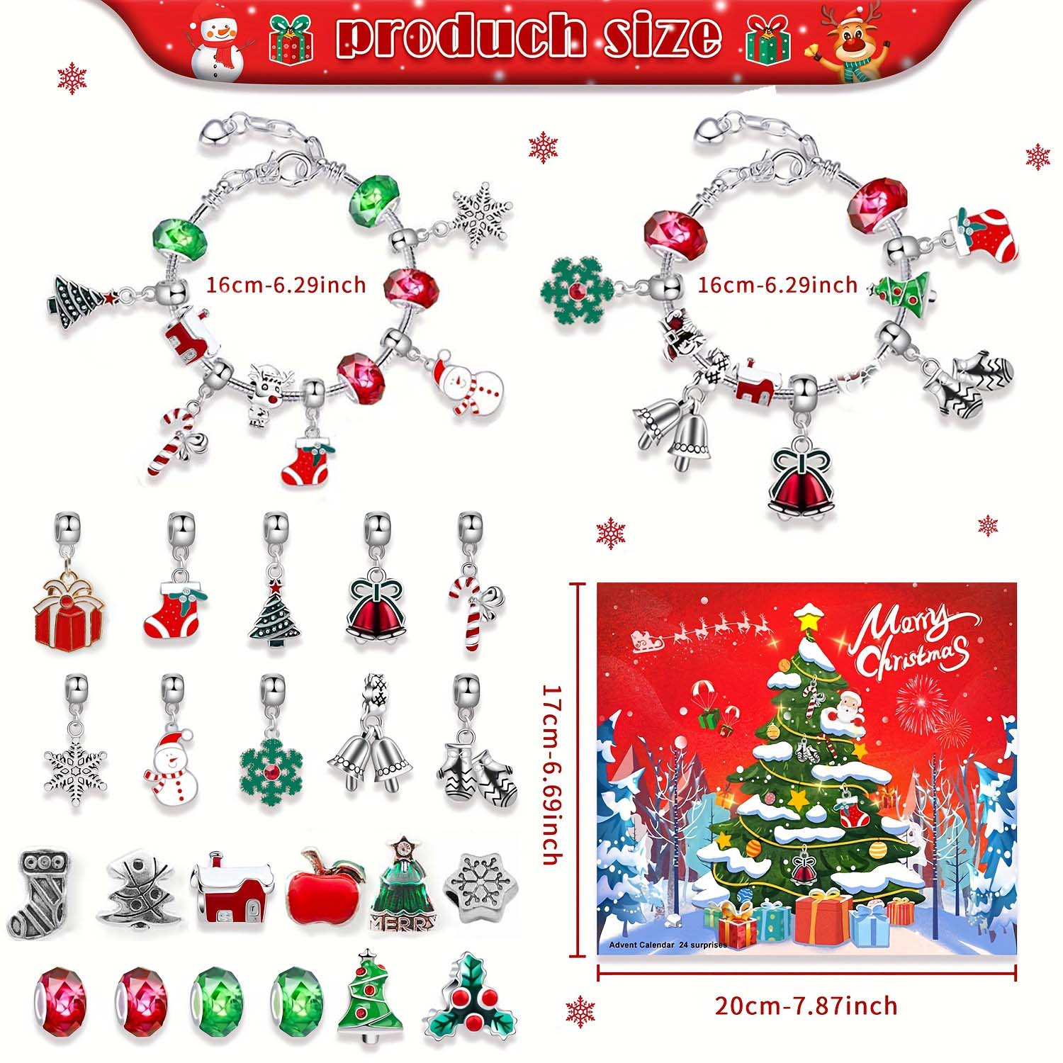 Yaratıcı Noel Temalı 24 Günlük - Jewelry Making At Home incelemesi ve fiyatı