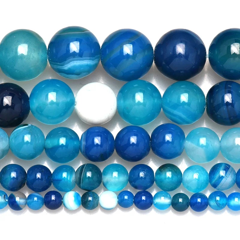 Doğal Mavi Dantel Desenli Akik - Jewelry Making At Home incelemesi ve fiyatı